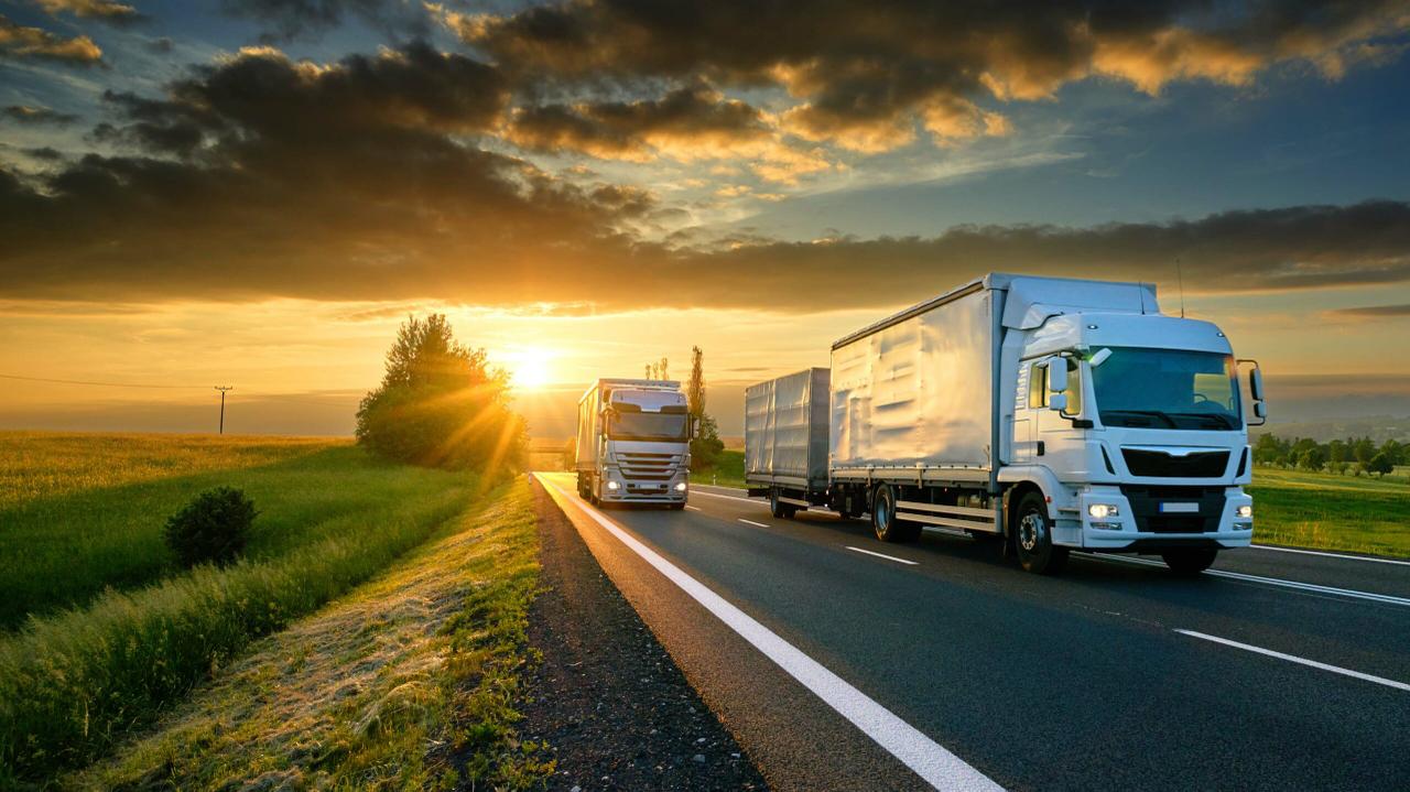 Vrachtwagenparkeerdruk