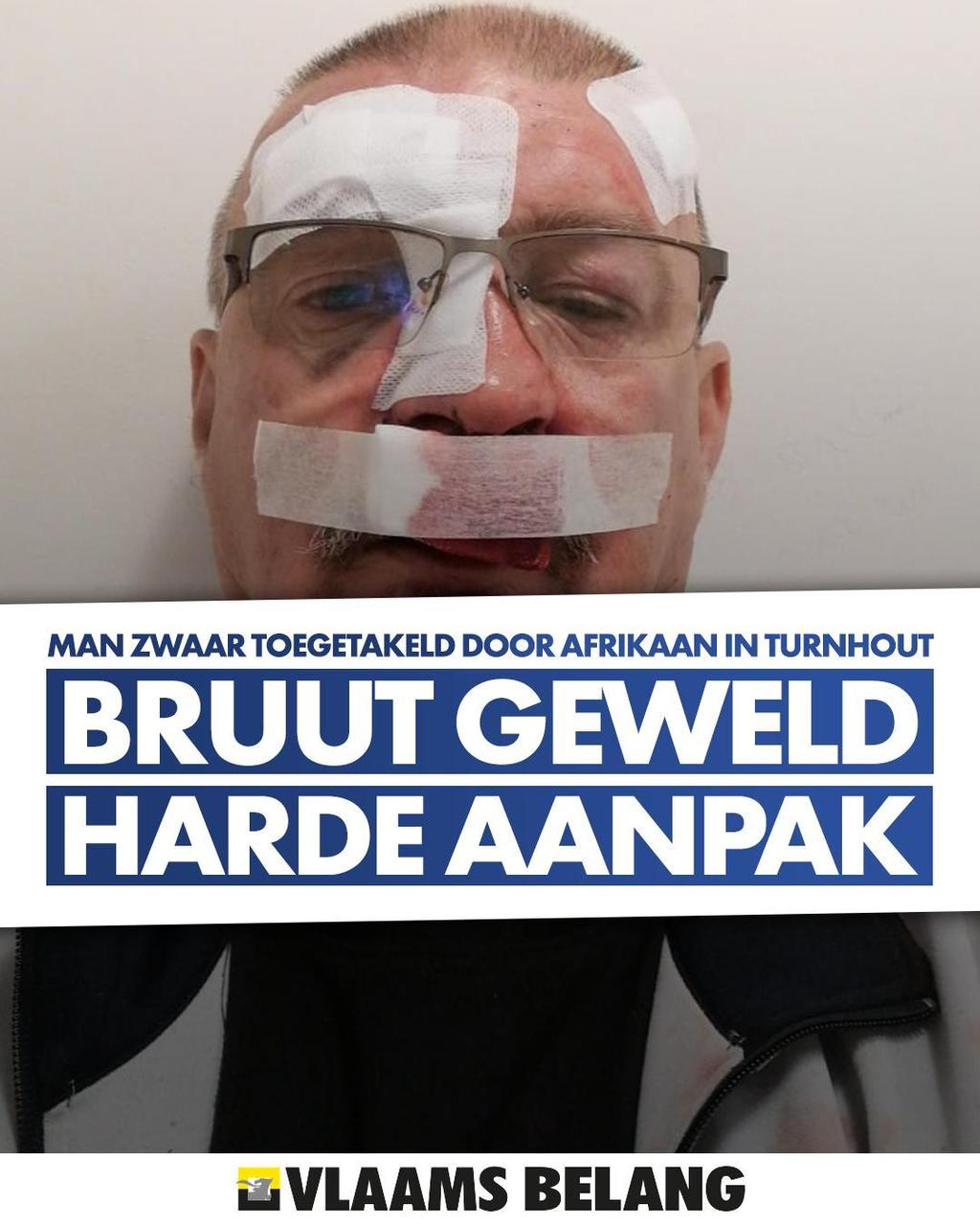 Persmededeling: Opnieuw brutaal geweld in Turnhout. Harde aanpak, nu!