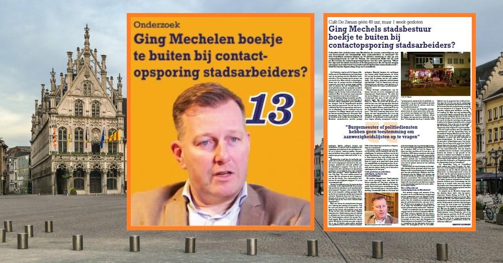 Bart Somers en Alexander Vandersmissen schenden de mensenrechten in Mechelen