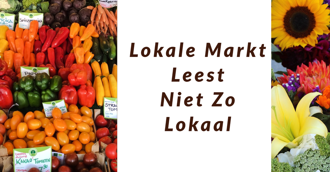Persmededeling 14-04-2023 Lokale markt in Leest, toch niet lokaal