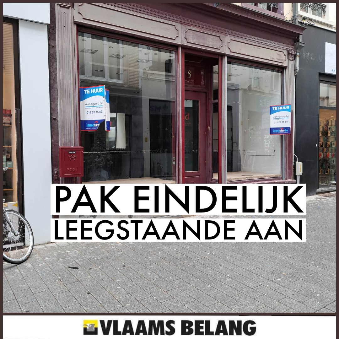 Vlaams Belang: “Mechelen verspilt geld aan leegstand, terwijl Brugge schittert”