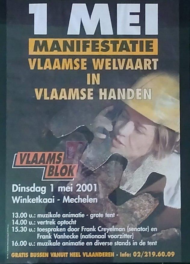 1 mei in Mechelen twintig jaar geleden