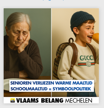 Sociale prioriteiten zoek: senioren verliezen warme maaltijd, scholen krijgen symboolproject