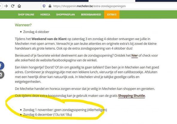 Een niet bestaande koopzondag annuleren is bijzonder moedig van Bart Somers