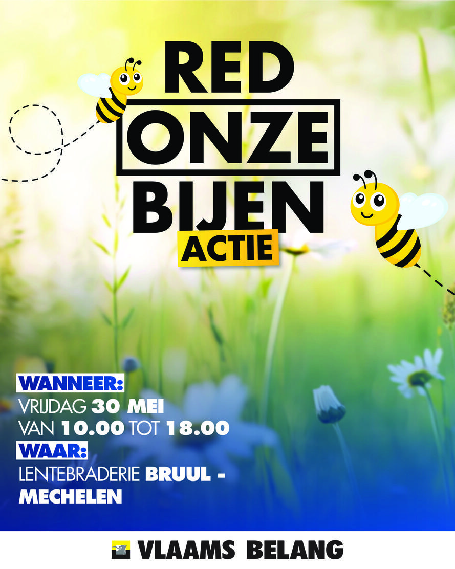 Vlaams Belang Mechelen steunt de Week van de Bij