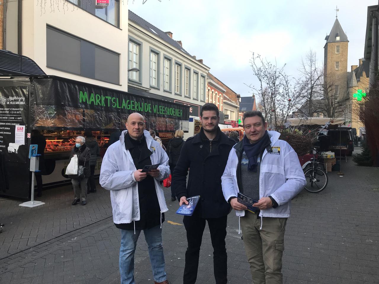 Vlaams Belang Klein-Brabant voert actie rond ‘betaalbare energie’