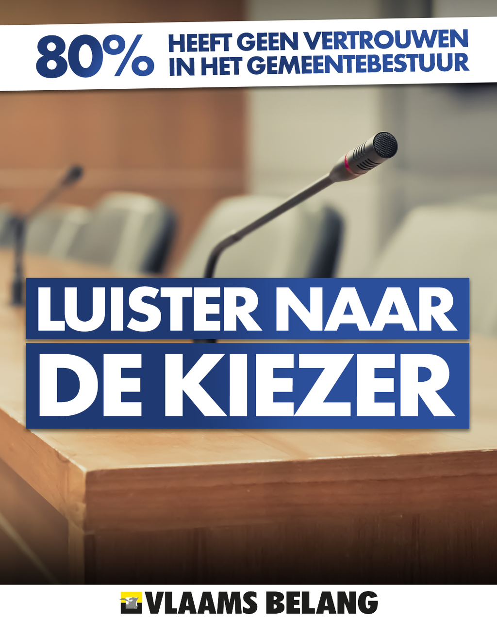 Luister naar de kiezer !
