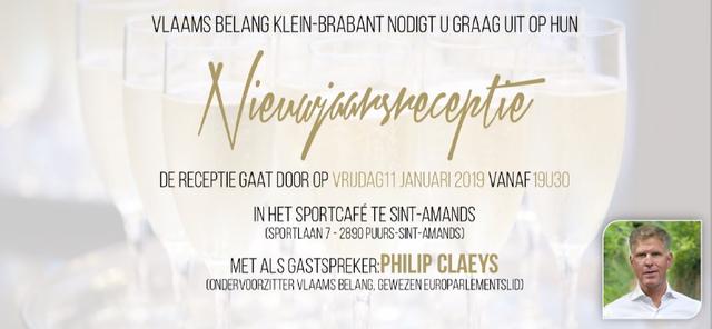 Nieuwjaarsreceptie Vlaams Belang Klein-Brabant (Bornem & Puurs-Sint-Amands)