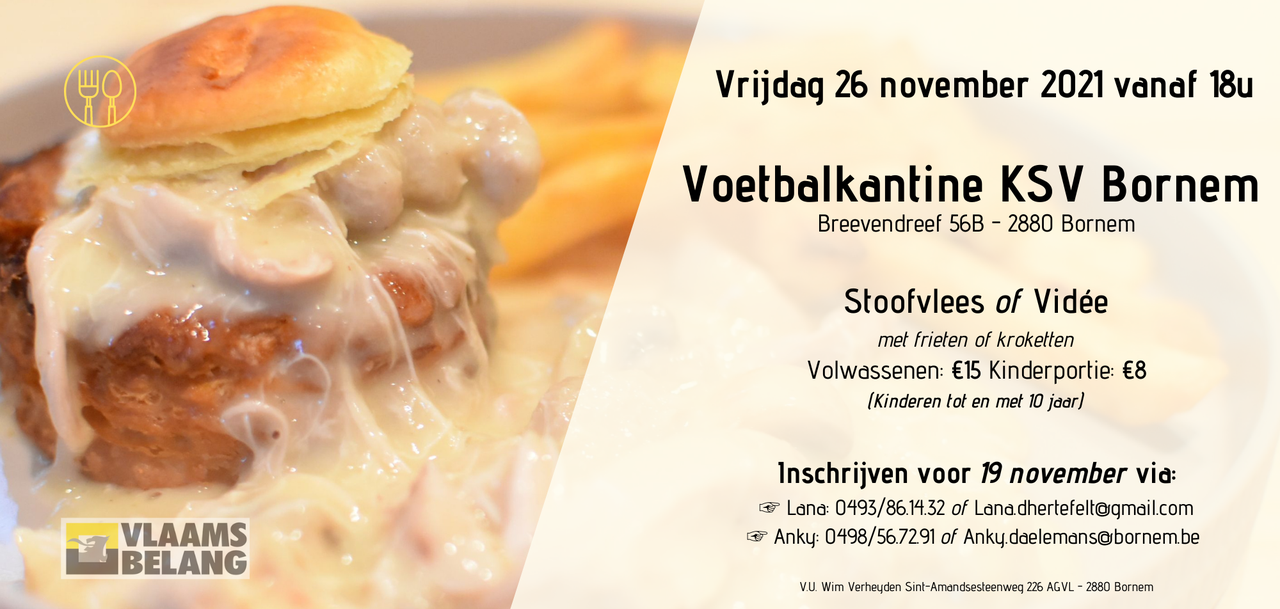 Eetfestijn Vlaams Belang Klein-Brabant