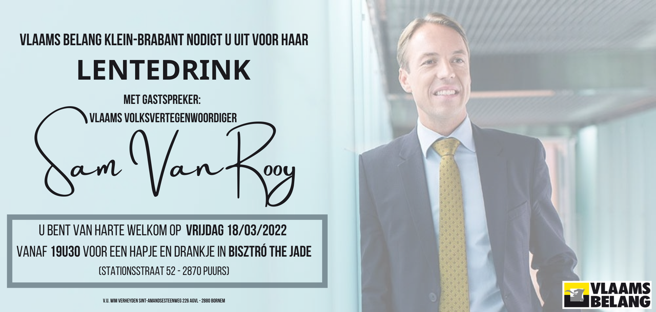 Lentereceptie met Sam Van Rooy