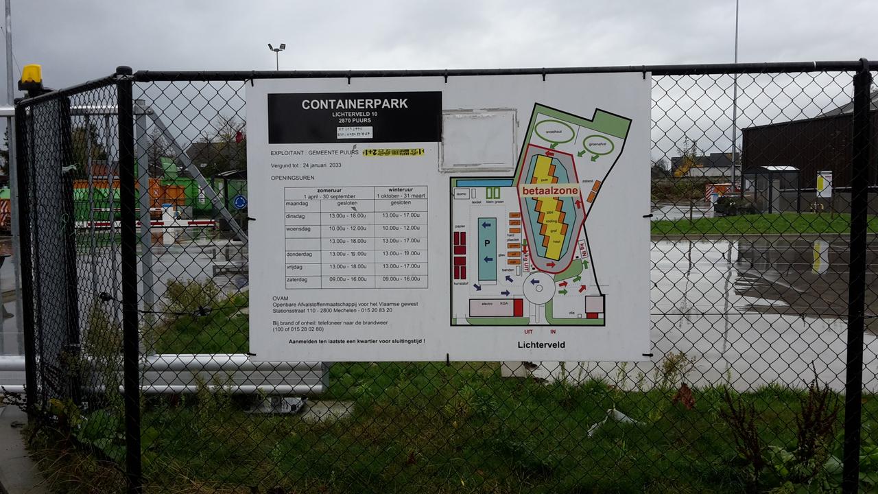 Alle recyclageparken naar Ivarem? Geen goed idee.