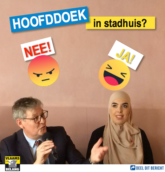 Eindelijk een hoofddoekenverbod voor gemeentepersoneel?