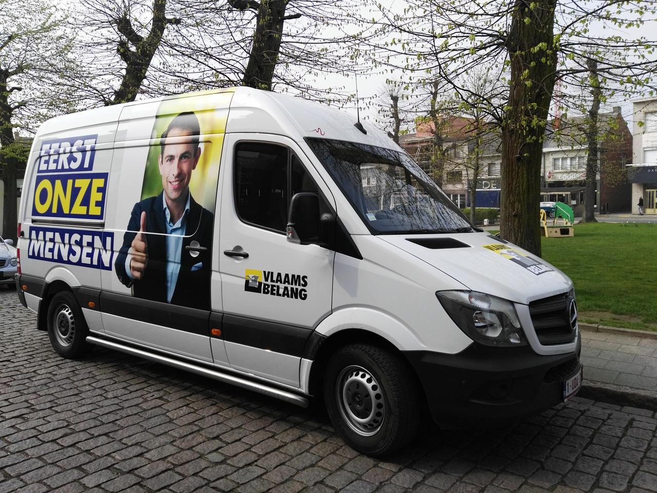 Campagnewagen klaar voor de start