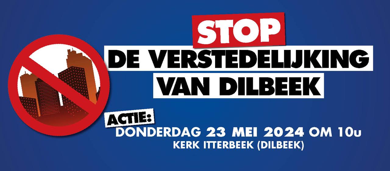 Stop de verstedelijking van Dilbeek